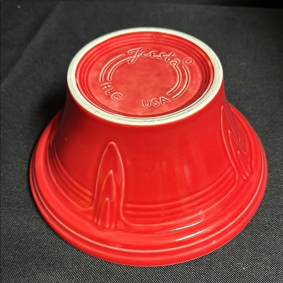 Fiestaware Scarlet Red Hostess Serving Bowl 40oz - Picture 3 of 7